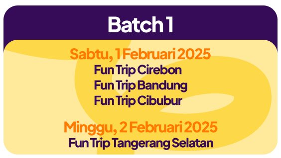 Jadwal Fun Trip