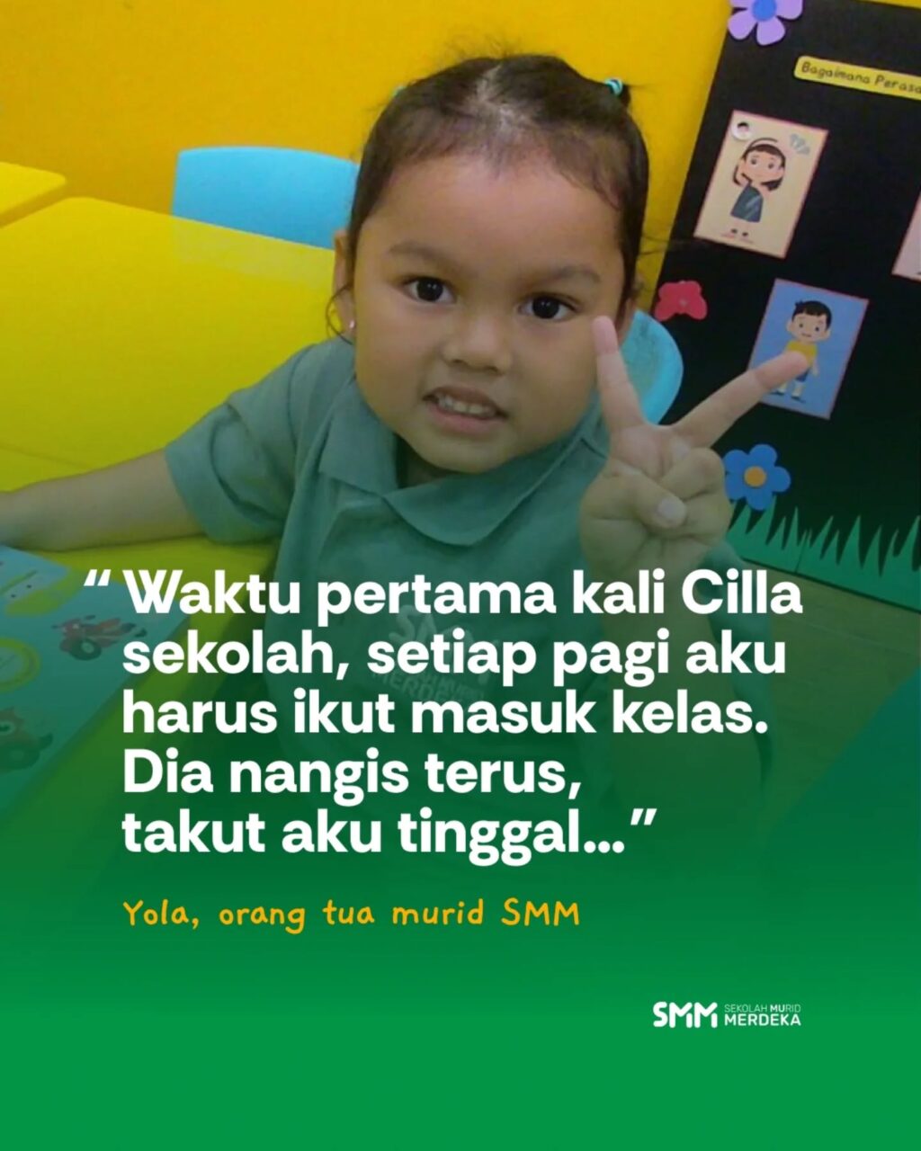 Instagram post from sekolahmuridmerdeka. This post is in position 0.