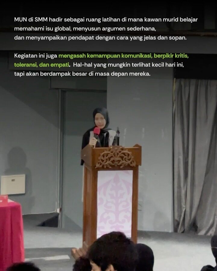 Instagram post from sekolahmuridmerdeka. This post is in position 2.