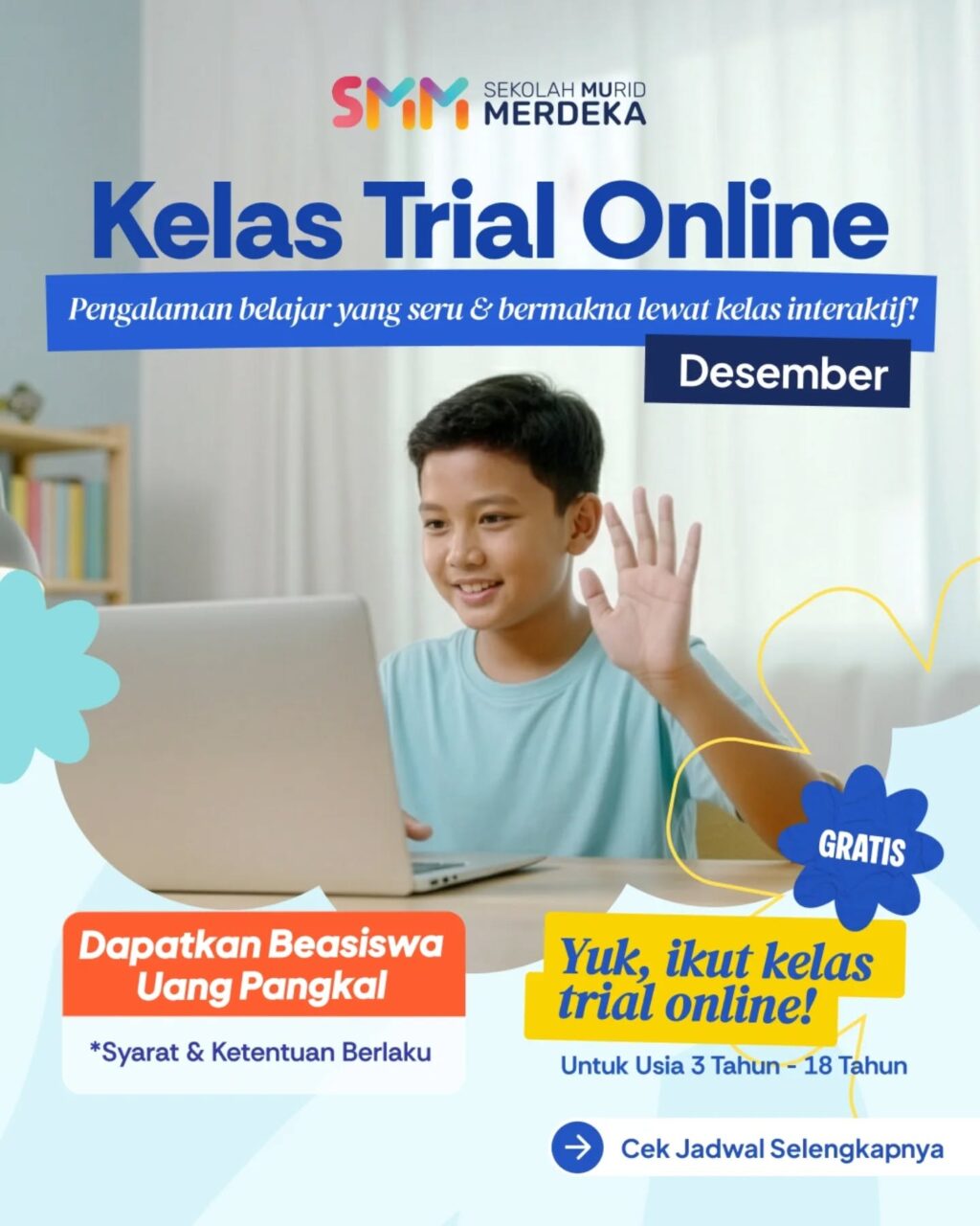 Instagram post from sekolahmuridmerdeka. This post is in position 0.