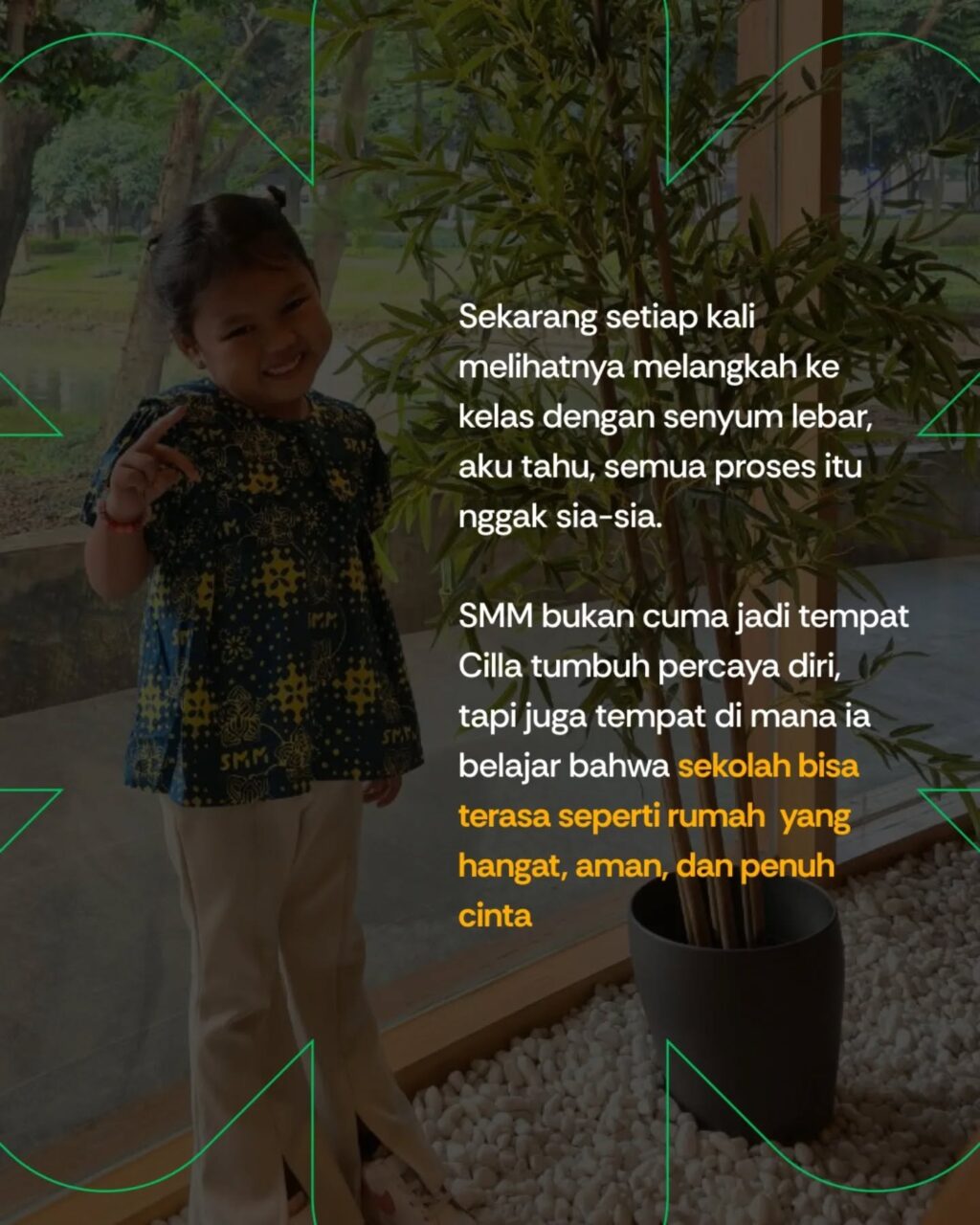 Instagram post from sekolahmuridmerdeka. This post is in position 4.