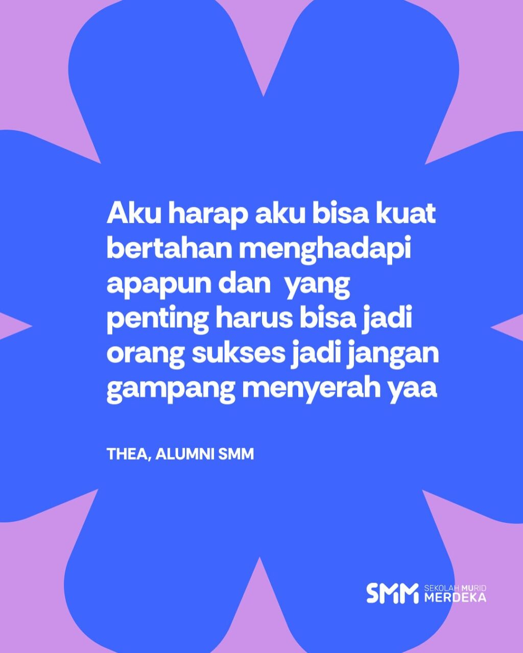 Instagram post from sekolahmuridmerdeka. This post is in position 4.