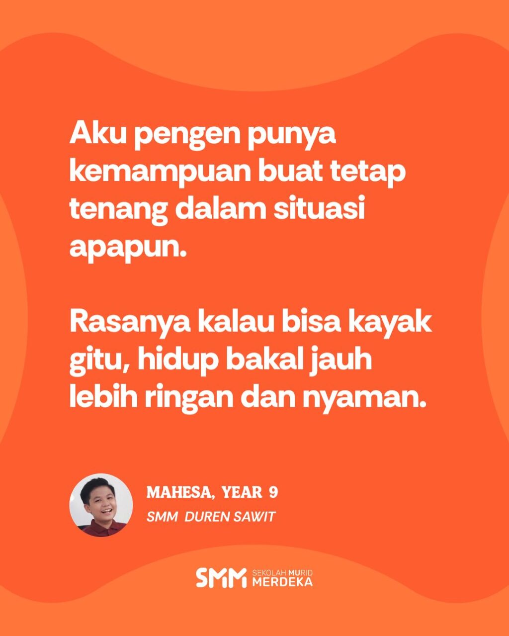 Instagram post from sekolahmuridmerdeka. This post is in position 3.