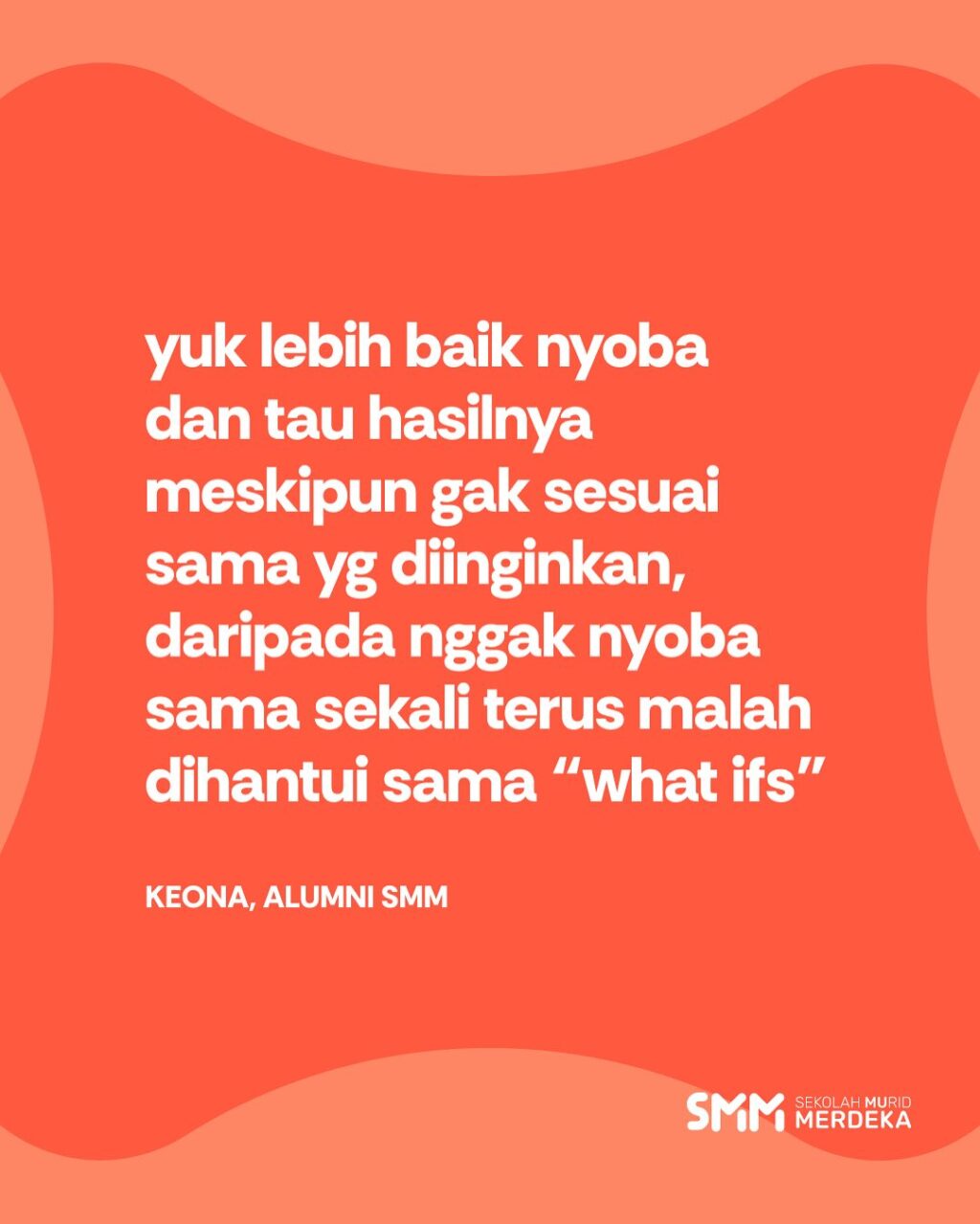Instagram post from sekolahmuridmerdeka. This post is in position 3.