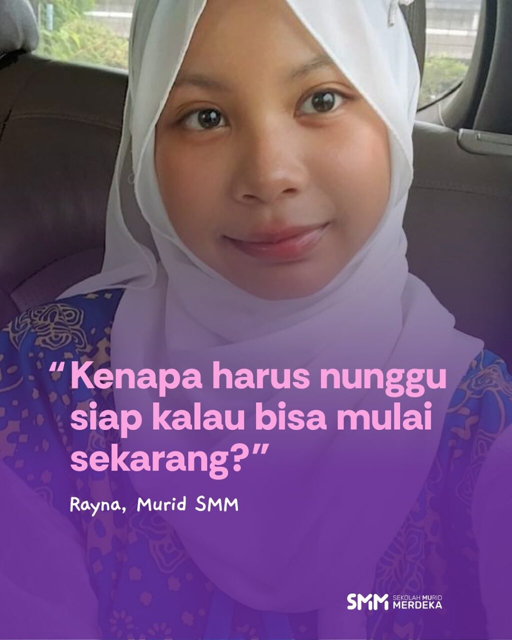 Instagram post from sekolahmuridmerdeka. This post is in position 0.